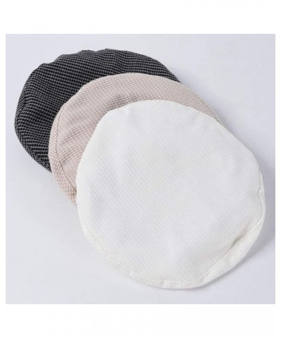 Women Knit Berets Stylish Windshield Foldable Solid Color Beanie Hat Hiking Walking Artist Cap White $10.15 Berets