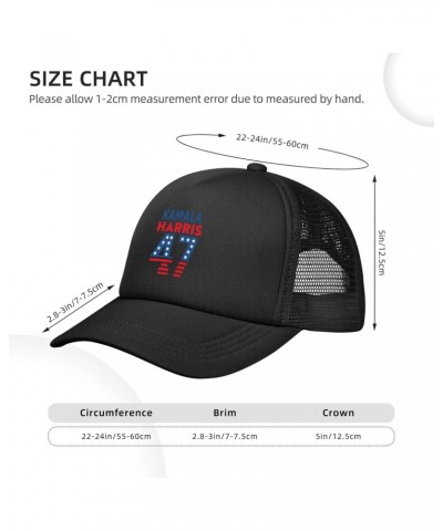 Kamala Harris 47 th President USA America 2024 Election Baseball Cap Adjustable Casual Mesh Hats Duck Tongue Hat for Men Wome...