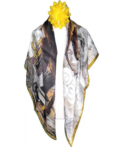 NEW Genuine 100% Mulberry Silk Double Sided Scarf 42"x42" Large Square Shawl Wrap 5803 $47.00 Scarves