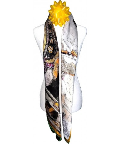 NEW Genuine 100% Mulberry Silk Double Sided Scarf 42"x42" Large Square Shawl Wrap 5803 $47.00 Scarves