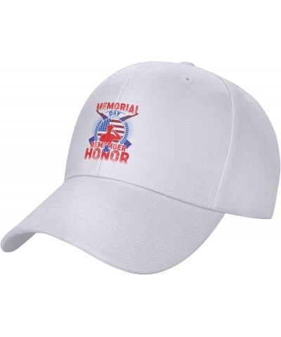 Memorial Day Baseball Cap Women Men Hat Truck Driver Baseball Caps Adjustable Dad Hats White $14.05 Baseball Caps