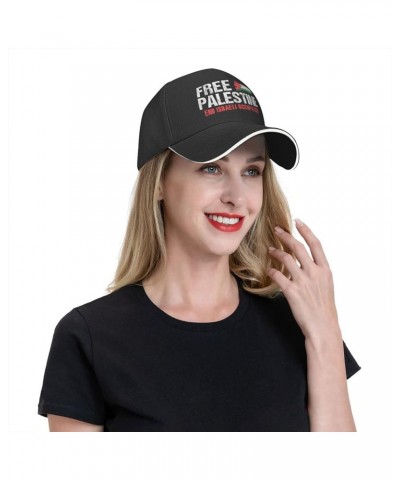 Stand with Palestine Cotton Dad Hat for Men and Women Soft Baseball Cap Black $7.49 Baseball Caps