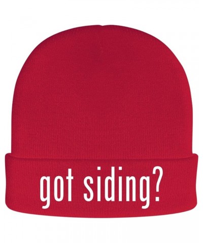 got siding? - Soft Adult Beanie Cap Red $15.23 Skullies & Beanies