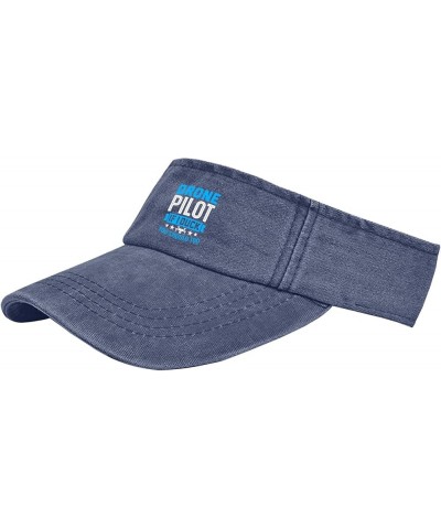 Drone Pilot If I Duck You Should Too Caps Visor for Teens Baseball Cap Trendy Sun Protection Hat Navy $11.00 Visors