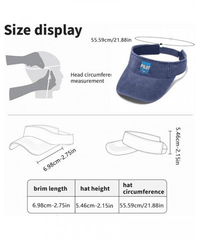 Drone Pilot If I Duck You Should Too Caps Visor for Teens Baseball Cap Trendy Sun Protection Hat Navy $11.00 Visors