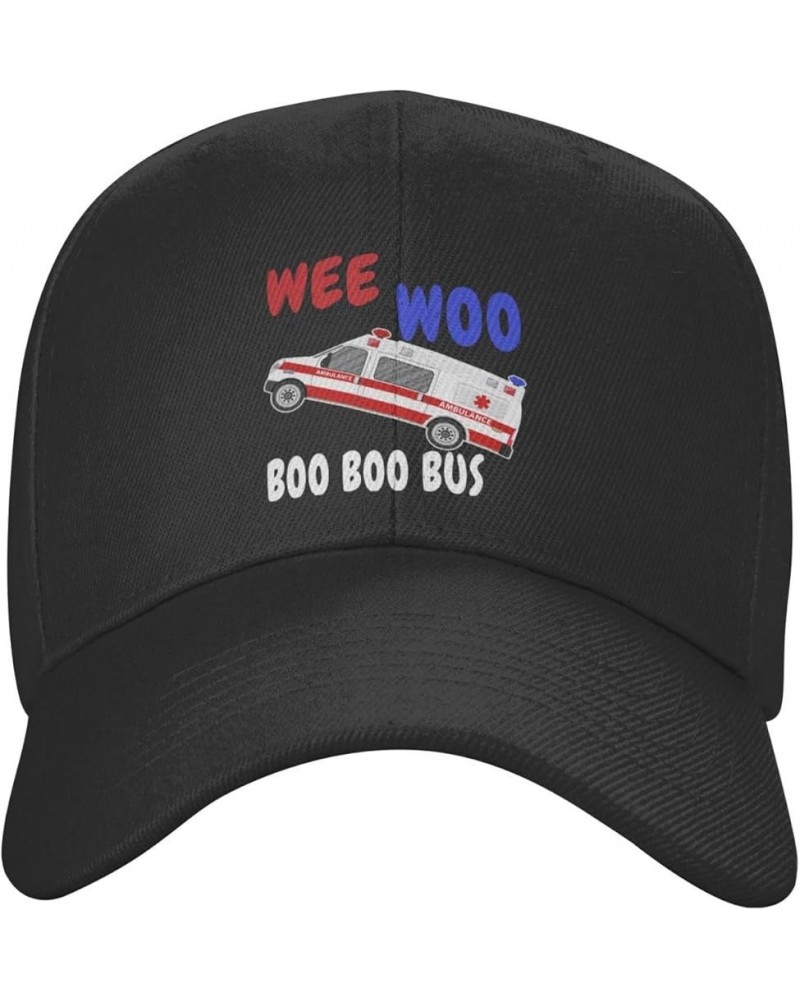 Wee Woo Ambulance Amr Funny EMS EMT Paramedic Baseball Cap Black $12.31 Baseball Caps