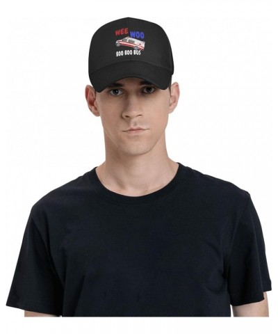 Wee Woo Ambulance Amr Funny EMS EMT Paramedic Baseball Cap Black $12.31 Baseball Caps