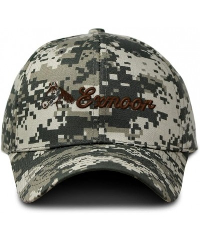 Camo Baseball Cap Exmoor Horses Cotton Hunting Dad Hats for Men & Women Pixel Camo Design Only $15.04 Baseball Caps