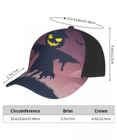 Scarecrow Landscape Figure Baseball Cap Men's and Women's Baseball Hat Adjustable Casual Outdoor Breathable Caps Truck Driver...