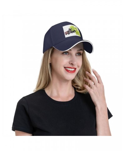 Design Name Picture Casual Fashion Baseball Cap Black : Comfortable, Light Navy Blue $13.60 Baseball Caps