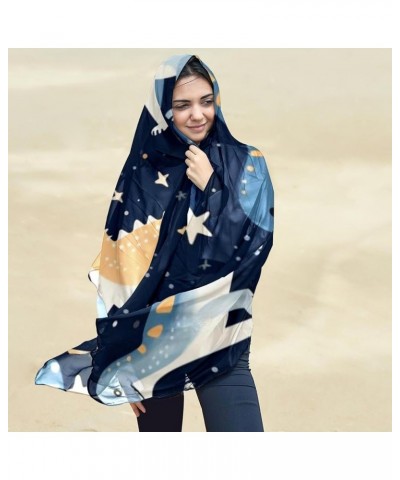 Women's Chiffon Scarf Lightweight Scarves Cartoon Cloud City Scarfs Shawl for Ladies and Girls Multicolor 5 $12.47 Scarves