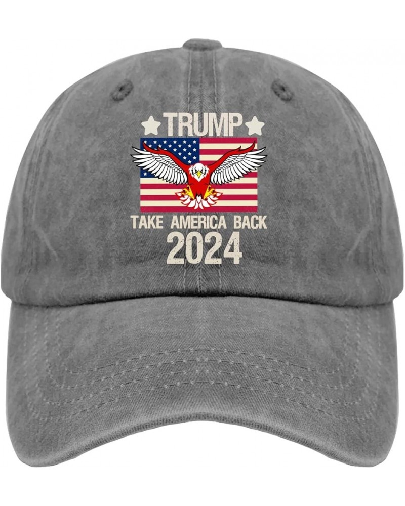 Hats for Women Baseball Cap Trump Tennis Hats for Women's Fashion Caps Adjustable Trumps 2024 Baseball Cap Women Pigment Gray...