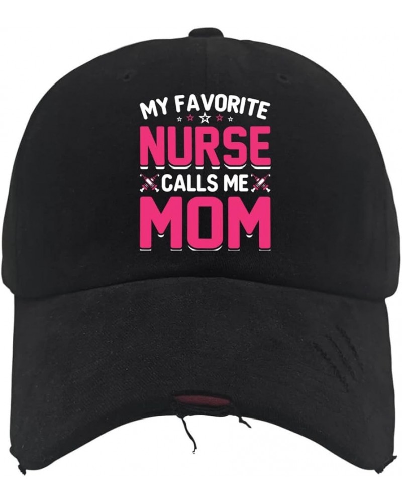 Mens Hats Mother Gifts Baseball Cap for Women's Lids Hat Trendy Mother Gifts Visor Hat Allblack $11.97 Visors