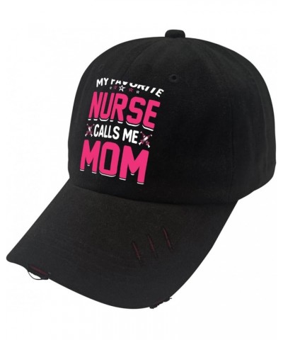 Mens Hats Mother Gifts Baseball Cap for Women's Lids Hat Trendy Mother Gifts Visor Hat Allblack $11.97 Visors