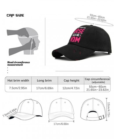 Mens Hats Mother Gifts Baseball Cap for Women's Lids Hat Trendy Mother Gifts Visor Hat Allblack $11.97 Visors