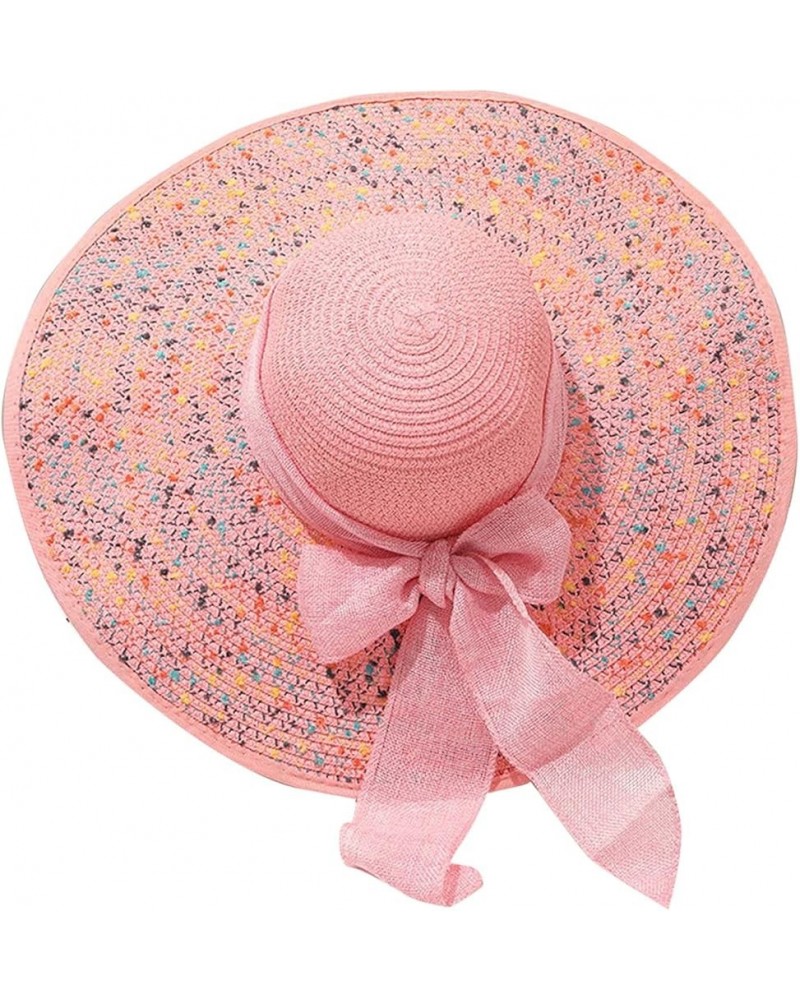 Women's Church Fascinator Bridal Tea Party Wedding Hat Hats for Men Outdoors Pink-3 $8.51 Sun Hats