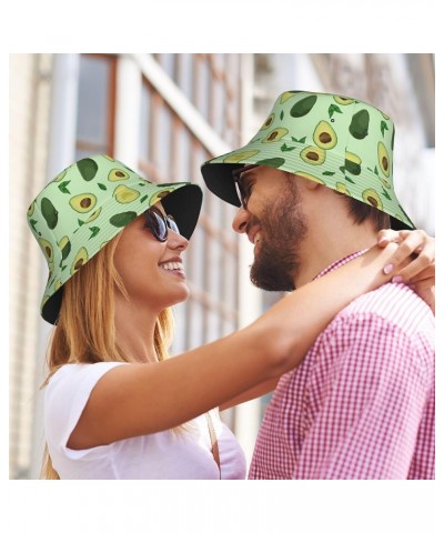 Bucket Hat Fashion Lightweight Outdoor Funny Fisherman Hat Summer Beach Cap for Travel Vacation Avocado $11.69 Sun Hats