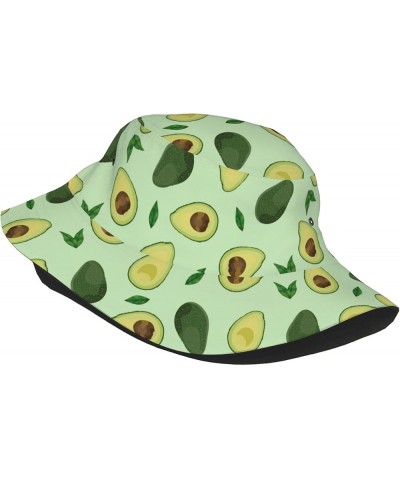 Bucket Hat Fashion Lightweight Outdoor Funny Fisherman Hat Summer Beach Cap for Travel Vacation Avocado $11.69 Sun Hats