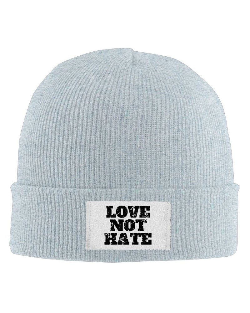 Winter Love NOT Hate Beanie Knit Hat Apparel $17.69 Skullies & Beanies