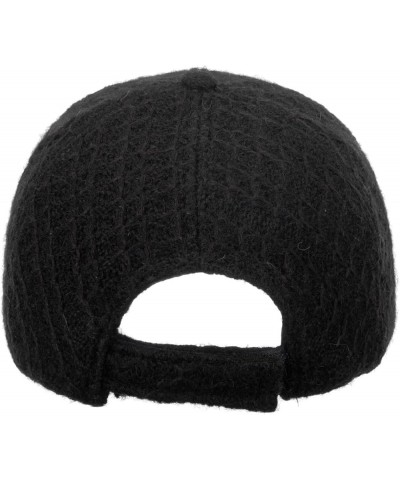 Fashion Women Men Sport Solid Color Keep Warm Knitting Beach Baseball Cap Hip Hop Hat Sun Hat Hat Caps for Men Black $10.97 S...