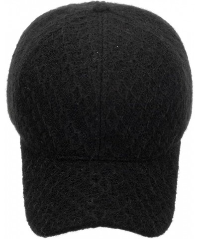 Fashion Women Men Sport Solid Color Keep Warm Knitting Beach Baseball Cap Hip Hop Hat Sun Hat Hat Caps for Men Black $10.97 S...