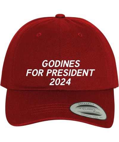 Godines for President 2024 - Comfortable Dad Hat Baseball Cap Red $13.36 Baseball Caps