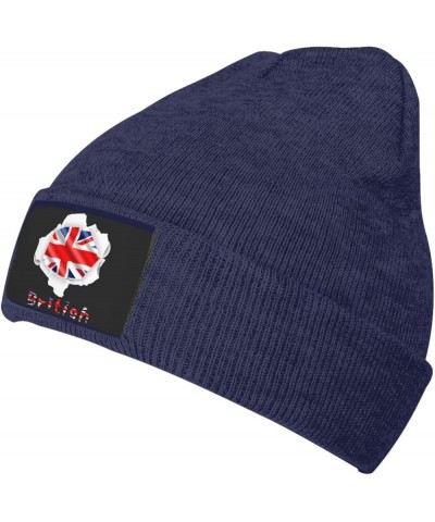 Beanie Hat Stretchy Hat Soft Warmth Knit Hat Cap for Men & Women Unisex Navy Blue $8.35 Skullies & Beanies