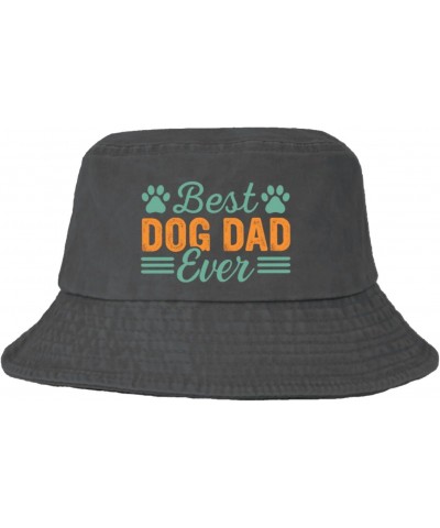 Best Dog dad Ever Bucket Hat Bottom Dog paw Bucket Hats Funny Women Hat Dance Accessories for Fishing Must Haves $23.02 Bucke...