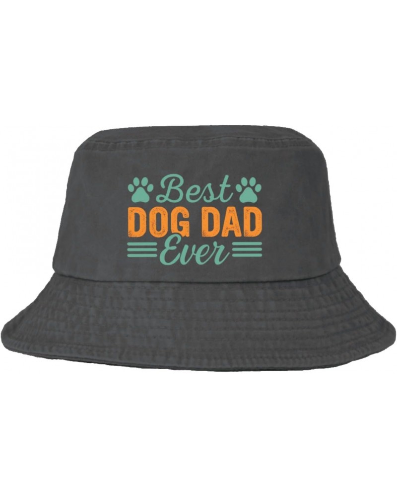 Best Dog dad Ever Bucket Hat Bottom Dog paw Bucket Hats Funny Women Hat Dance Accessories for Fishing Must Haves $23.02 Bucke...