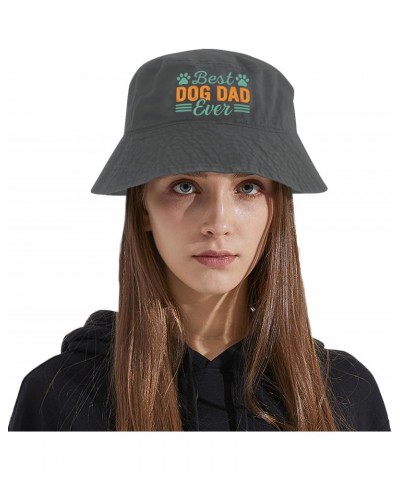 Best Dog dad Ever Bucket Hat Bottom Dog paw Bucket Hats Funny Women Hat Dance Accessories for Fishing Must Haves $23.02 Bucke...