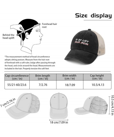 to Do Llist Your Mmom Trucker Caps Midterm Elections Hats for Men Hiking Hats Quick Dry Trucker Cap Women Allblack $7.64 Visors