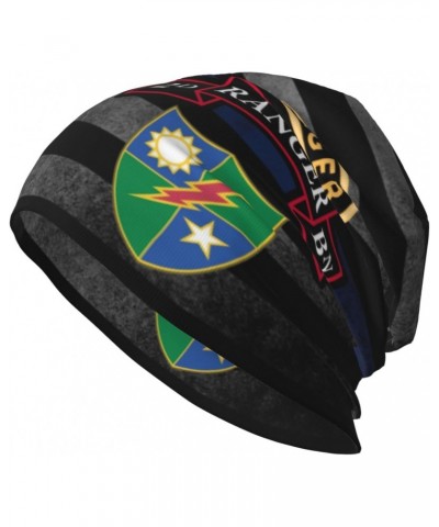 US Army Retro 2nd Ranger Battalion Beanie Skull Cap Warm Knit Slouchy Hat for Women Men $14.31 Skullies & Beanies