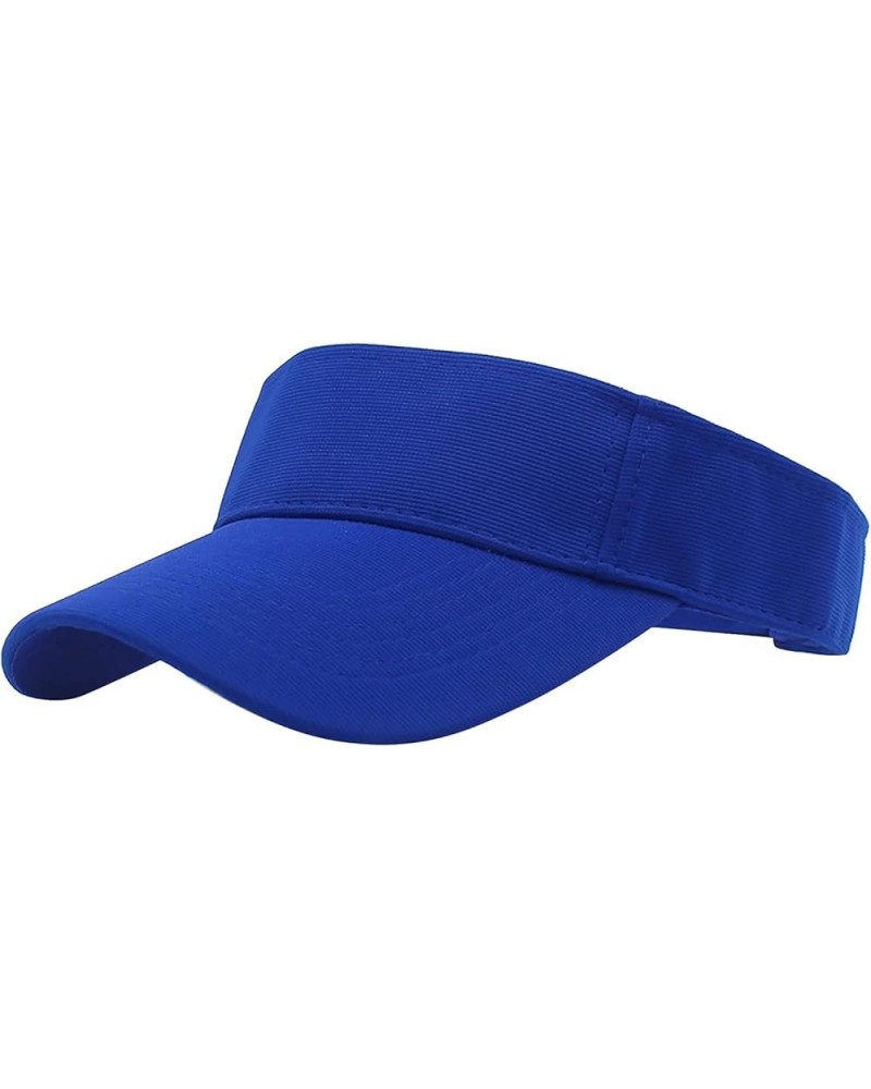 Womens Sun Visor Hat Visor UPF 50+ Beach Hats Wide Brim Summer Sun Hats for Women Independence Day Gifts Birthday Blue $5.66 ...