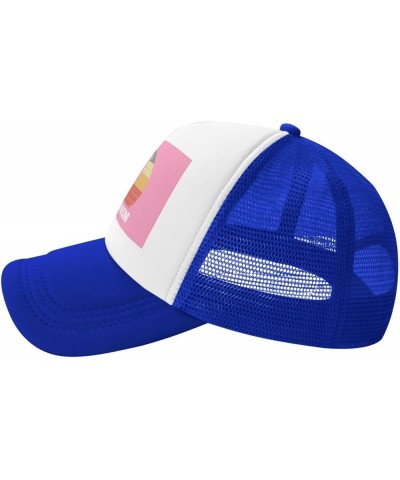 Chicken Mom Mesh Cap Chicken-Mama Mesh Hat Men Women Baseball Cap Trucker Hat Sports Hat Blue $10.99 Baseball Caps