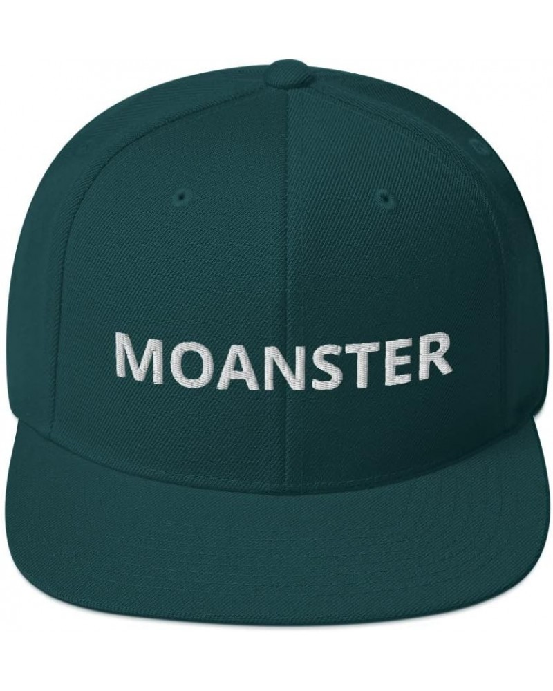 Maonster Funny Adult Joke Flatbrim Flat Brim Snapback Hat Cap Spruce $17.73 Baseball Caps