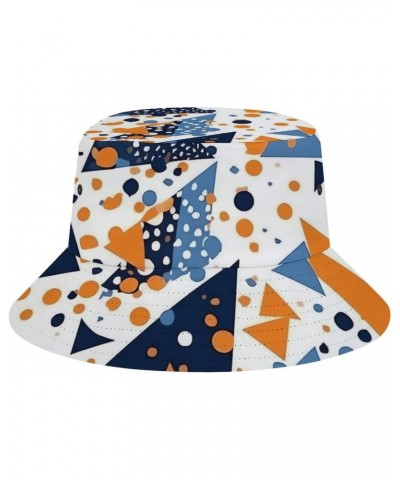 Colored Triangles Bucket Hats for Men Women Packable Travel Beach Sun Hat Outdoor Fisherman Caps for Casual Trips $13.72 Buck...