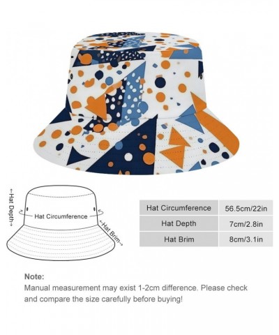 Colored Triangles Bucket Hats for Men Women Packable Travel Beach Sun Hat Outdoor Fisherman Caps for Casual Trips $13.72 Buck...