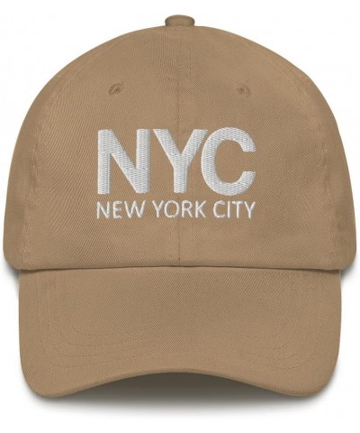 NYC New York City Baseball Dad Hat Cap, NY Mom Trucker Men Women Embroidery Embroidered Hat Gift Khaki $24.63 Baseball Caps