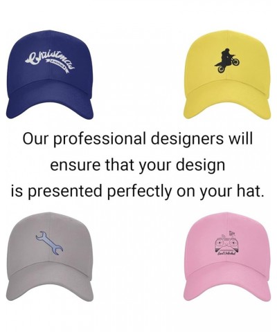 Custom Hat Add Your Own Text Logo Picture Design Your Personalized Baseball Hats Pink $7.36 Baseball Caps