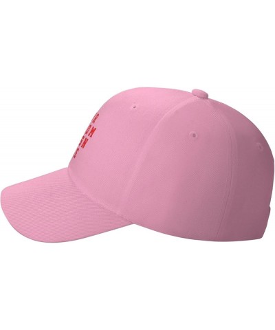 Custom Hat Add Your Own Text Logo Picture Design Your Personalized Baseball Hats Pink $7.36 Baseball Caps