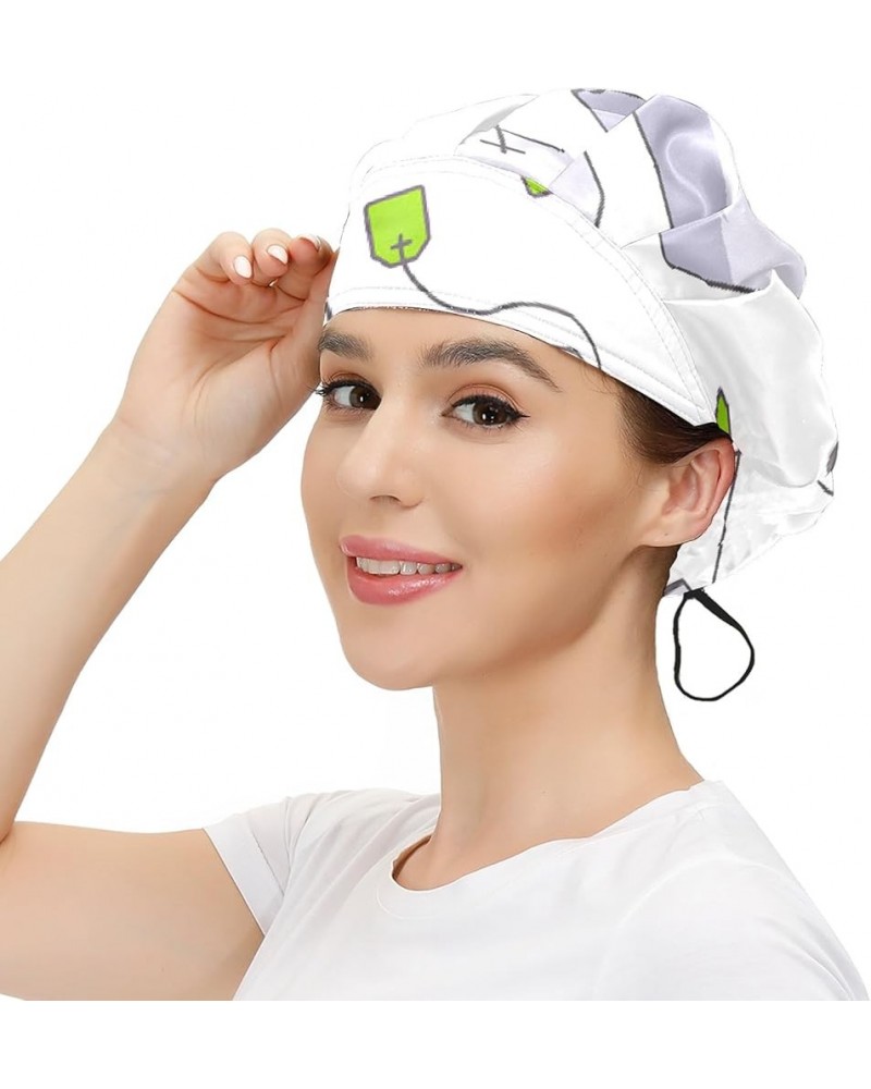 Adjustable Working Caps, Elastic Bandage Tie Back Hats, Cover Hair Bouffant Hats with Sweatband 13 Tea Bags $11.59 Balaclavas