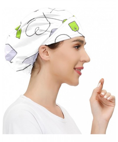 Adjustable Working Caps, Elastic Bandage Tie Back Hats, Cover Hair Bouffant Hats with Sweatband 13 Tea Bags $11.59 Balaclavas