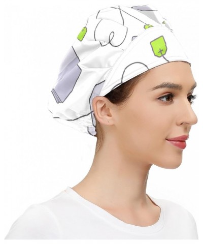 Adjustable Working Caps, Elastic Bandage Tie Back Hats, Cover Hair Bouffant Hats with Sweatband 13 Tea Bags $11.59 Balaclavas