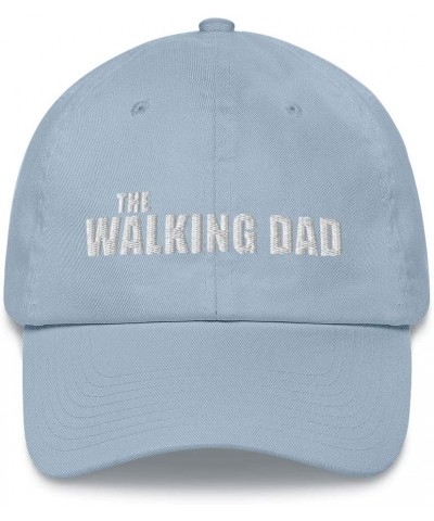 The Walking Dad Hat (Embroidered Dad Cap) Funny TWD Parody Light Blue $15.97 Baseball Caps