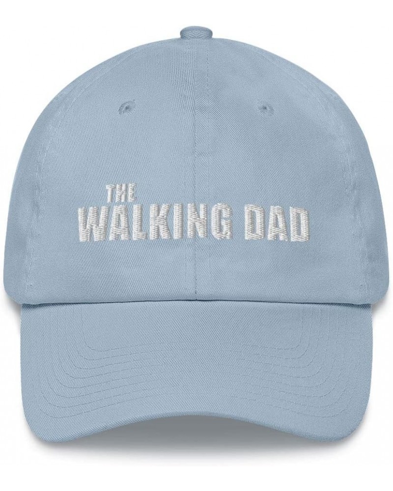 The Walking Dad Hat (Embroidered Dad Cap) Funny TWD Parody Light Blue $15.97 Baseball Caps