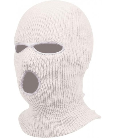 Sherpa Hood Ski Mask Winter Balaclava for Cold Weather Windproof Adjustable Warm Hood Cover Hat Cap Scarf B167_white $7.14 Ba...