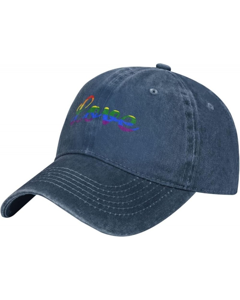 Love Gay Pride LGBT Cowboy hat Women Baseball Cap Sun Hat Men Hat Dad Hat Trucker hat Black Navy Blue $10.61 Baseball Caps