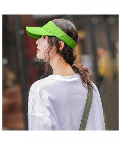 Sport Wear Athletic Visor Sun Sports Visor Hat Adjustable Visor Cap for Women and Men Gifts Birthday Easter Mint Green $6.15 ...