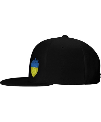 Snapback Baseball Cap King Crown Lion Ukraine Flag Classic Black $9.44 Baseball Caps