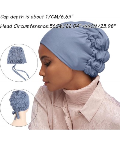 Women Chemo Hat Turban Beanie African Pattern Headwrap Cancer Caps Gifts for Hair Loss Women Black $8.40 Skullies & Beanies